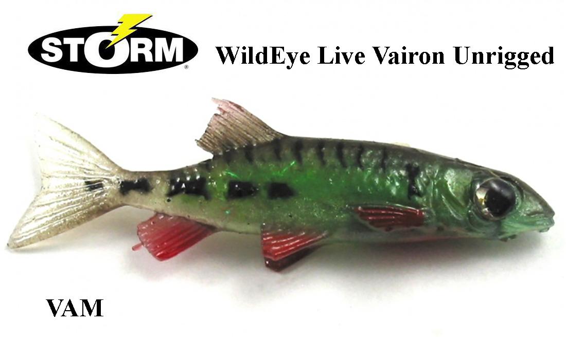 Guminukas Storm WildEye Live Vairon Unrigged VAM 5 cm