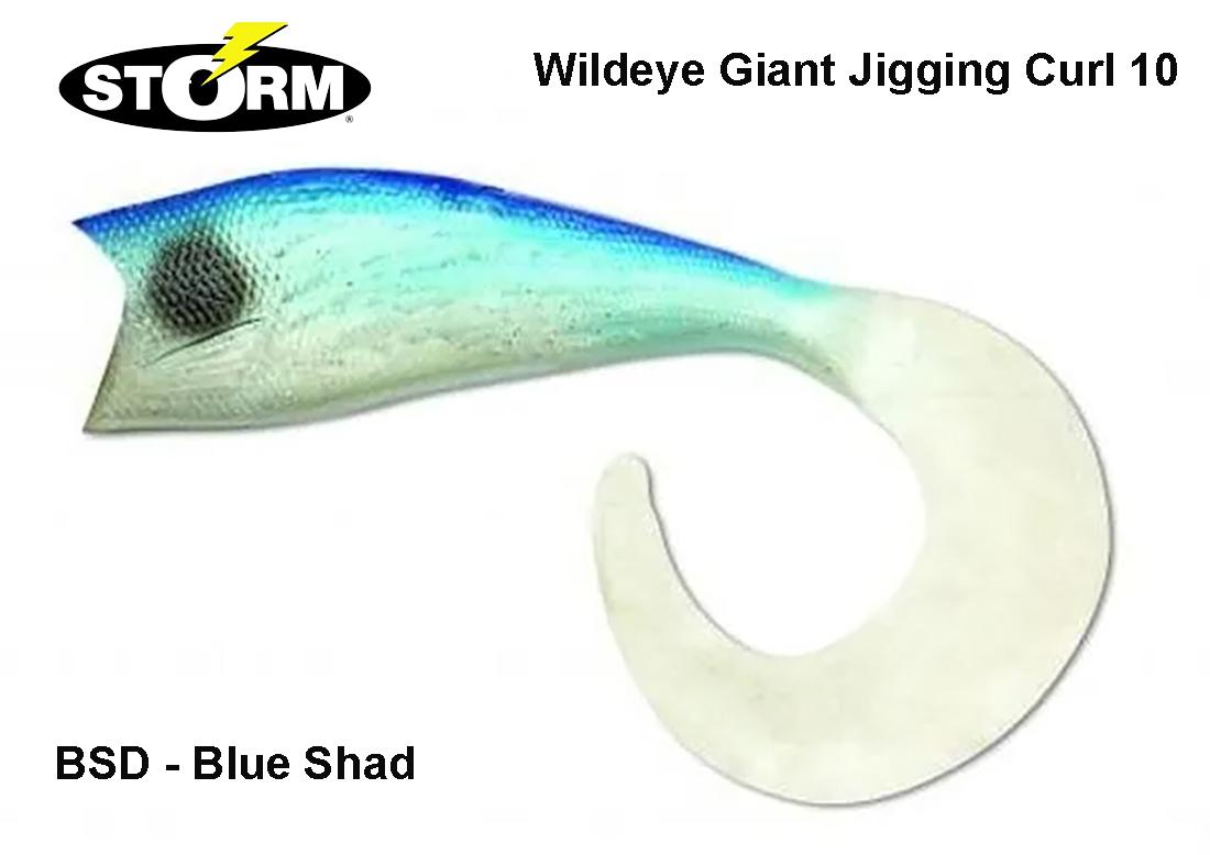 Guminukai Storm WildEye Giant Jigging Curl 10 23cm Blue Shad 23 cm