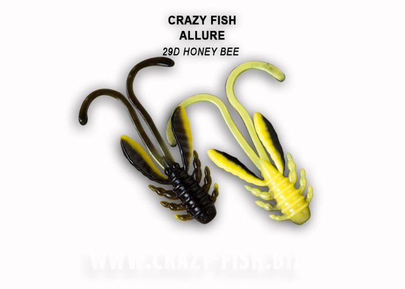 Guminukas Crazy Fish Allure 40 mm Honey Bee Kalmaro