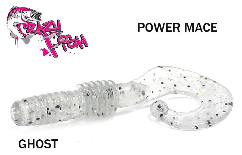 Guminukas Crazy fish Power Mace GHOST 4 cm Anyžiai