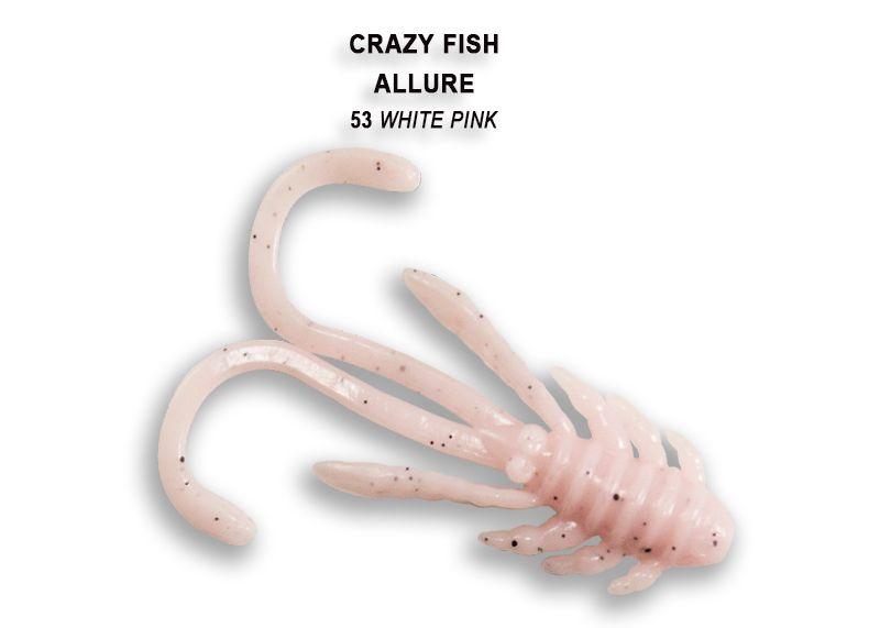 Guminukas Crazy Fish Allure White Pink Kalmaro