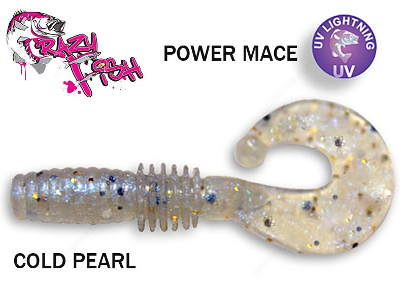 Guminukas Crazy fish Power Mace COLD PEARL 4 cm Anyžiai