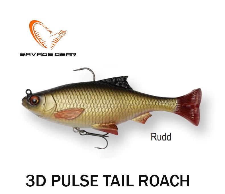 Guminukas Savage Gear 3D Pulse Tail Rudd 12 cm
