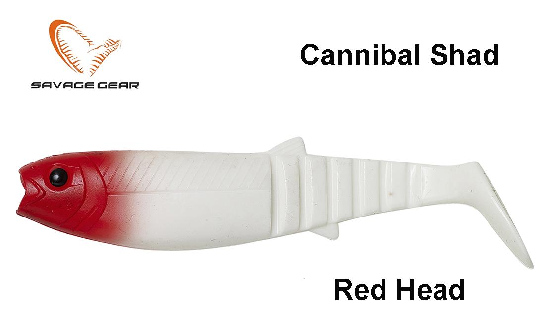 Guminukas Savage Gear Cannibal Red Head 8 cm