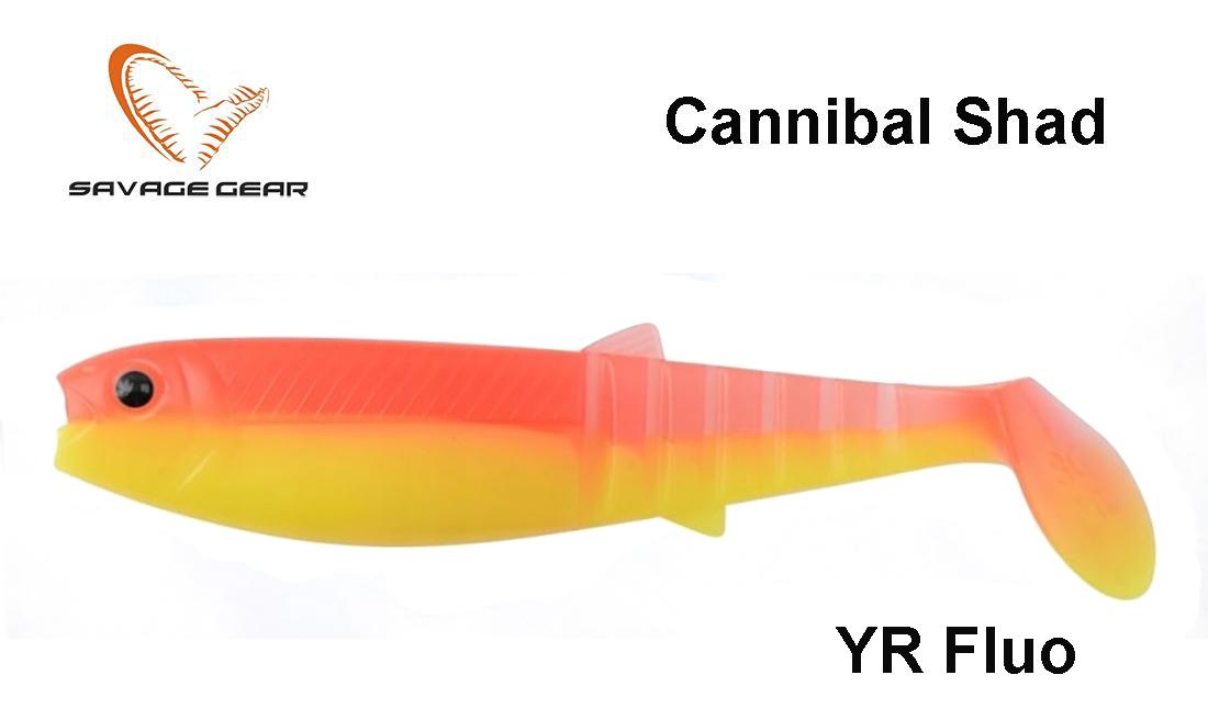 Guminukas Savage Gear Cannibal YR Fluo 12.5 cm