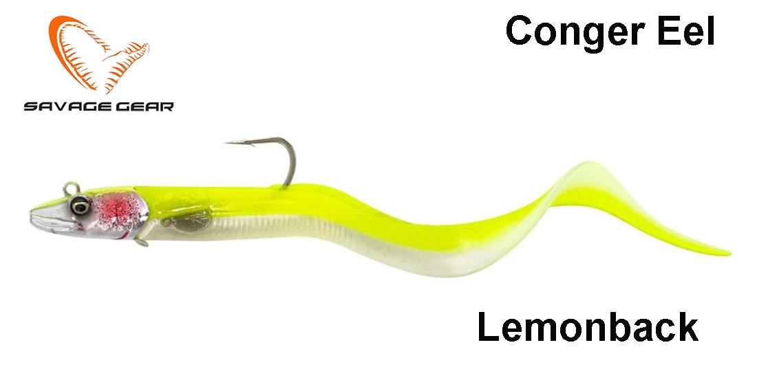 Masalas jūrinis ungurys Savage Gear Conger Eel Lemonback 23 cm