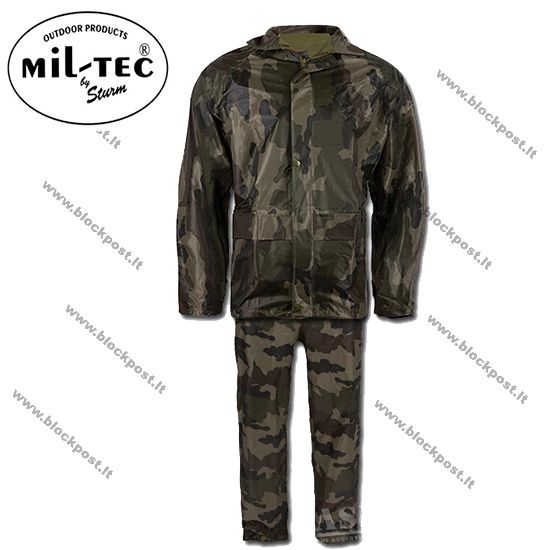 Mil-tec kostiumas nuo lietaus CCE woodland (miškas) L