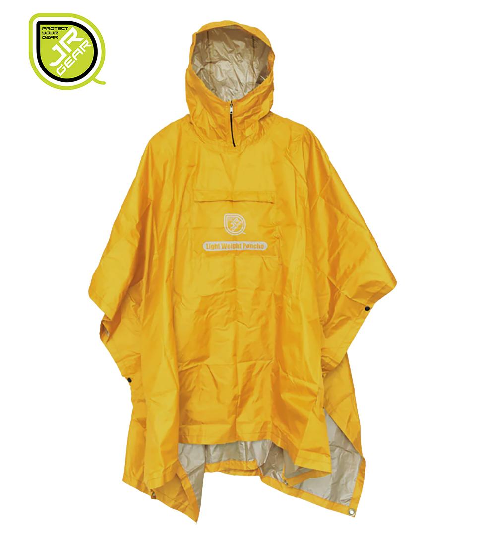 Lengva lietaus pončas (palapinsiaustė) JR GEAR PCH002-YW geltona TLT išsiuntimas 2-4 d.