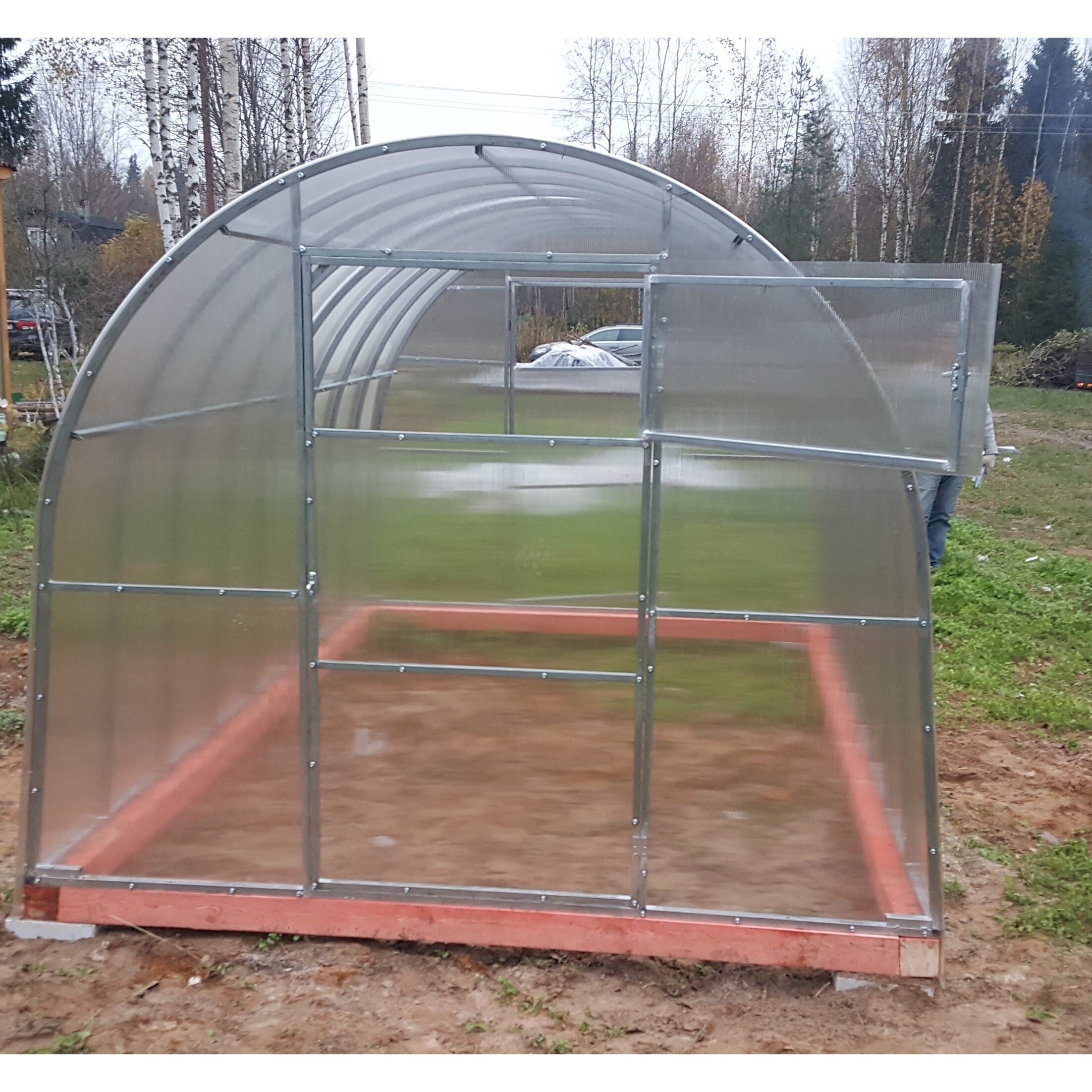 Šiltnamis SVAJONĖ KOMPAKT (plotis 2m) danga 6mm