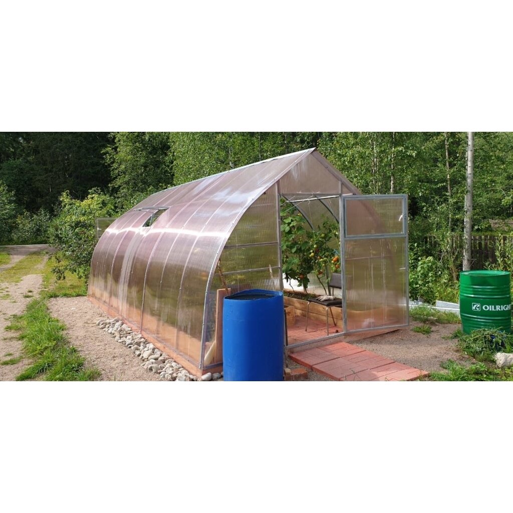 Šiltnamis (plotis 3m) NANO polikarbonatas 4mm