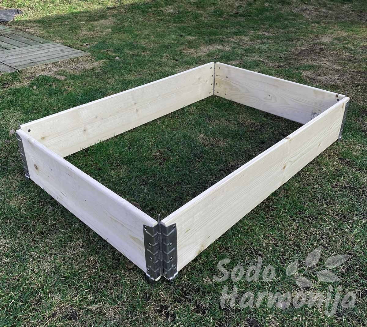 Pakelta lysvė medinė 60x80x20