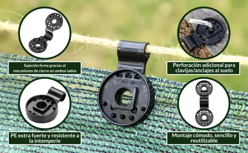 Montavimo klipai 20 vnt. rinkinys