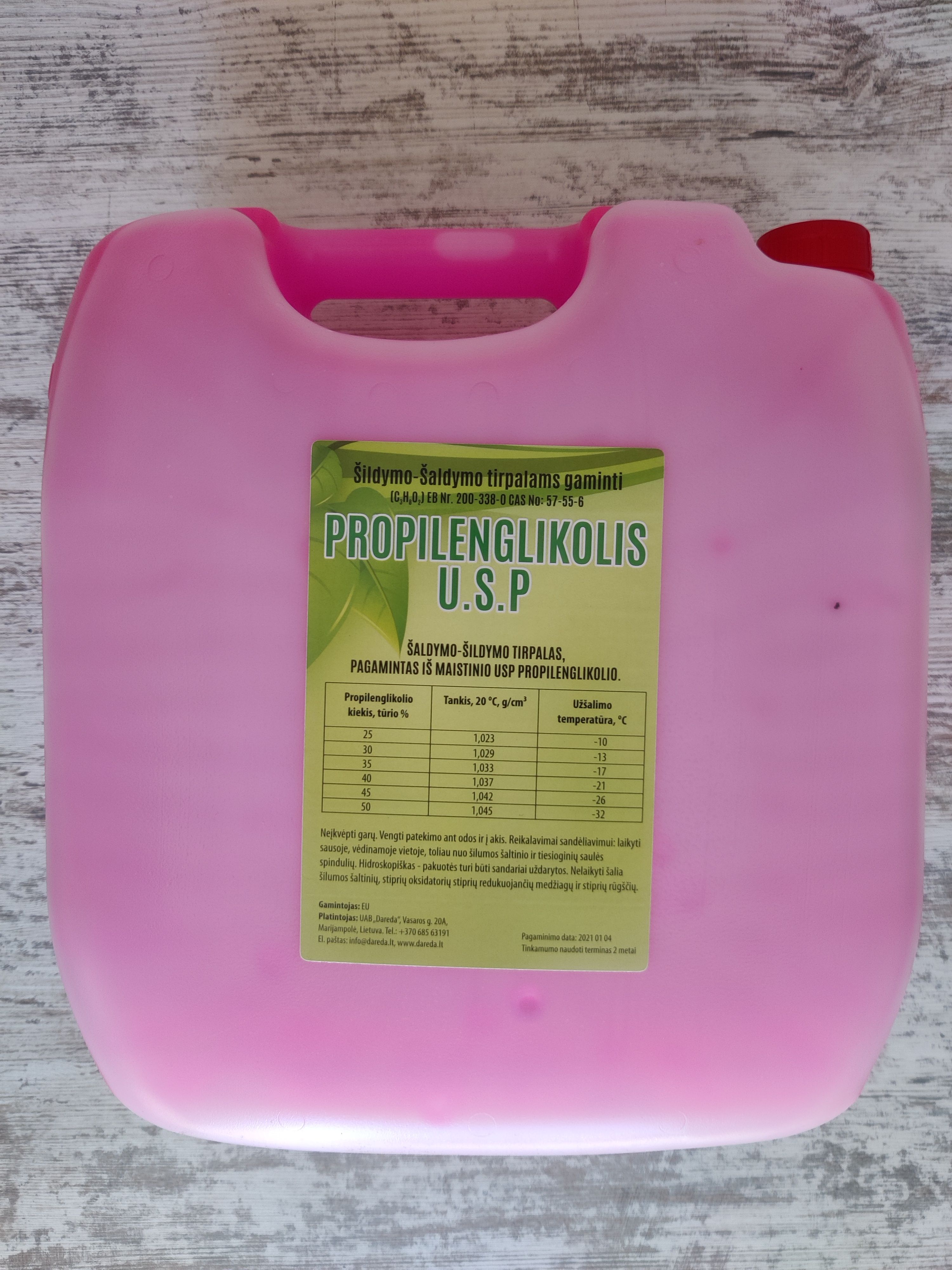 Propilenglikolis (koncentratas)