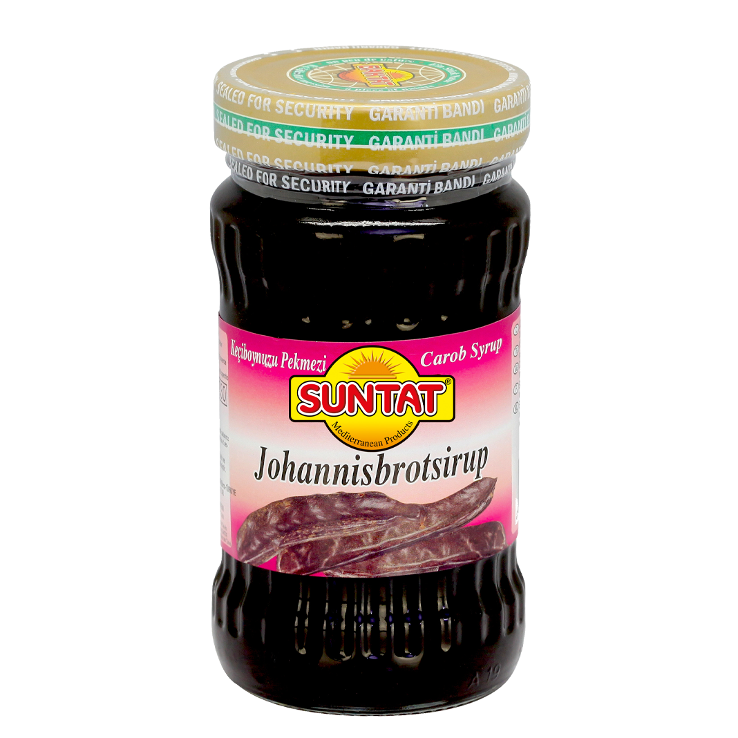 Saldžiavaisio pupmedžio sirupas be pridėtinio cukraus SUNTAT, 390 g