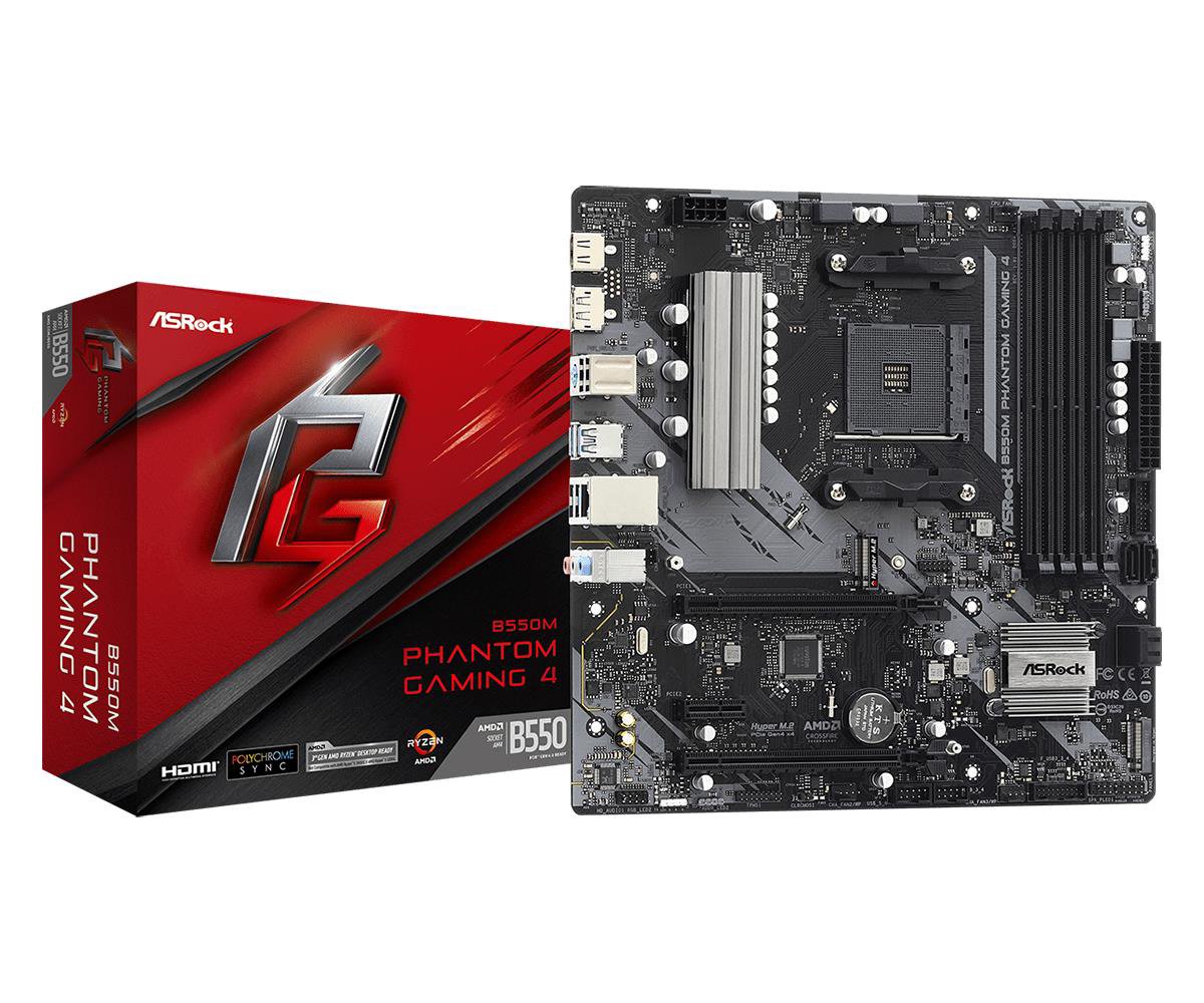 Pagrindinė plokštė ASROCK B550PHANTOMGAMING4