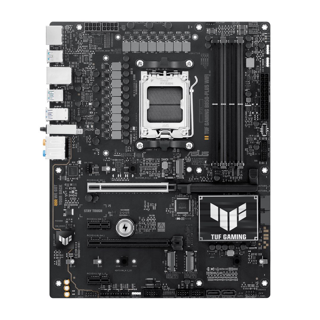 ASUS TUF GAMING B850-PLUS WIFI AMD B850 AM5 lizdas ATX