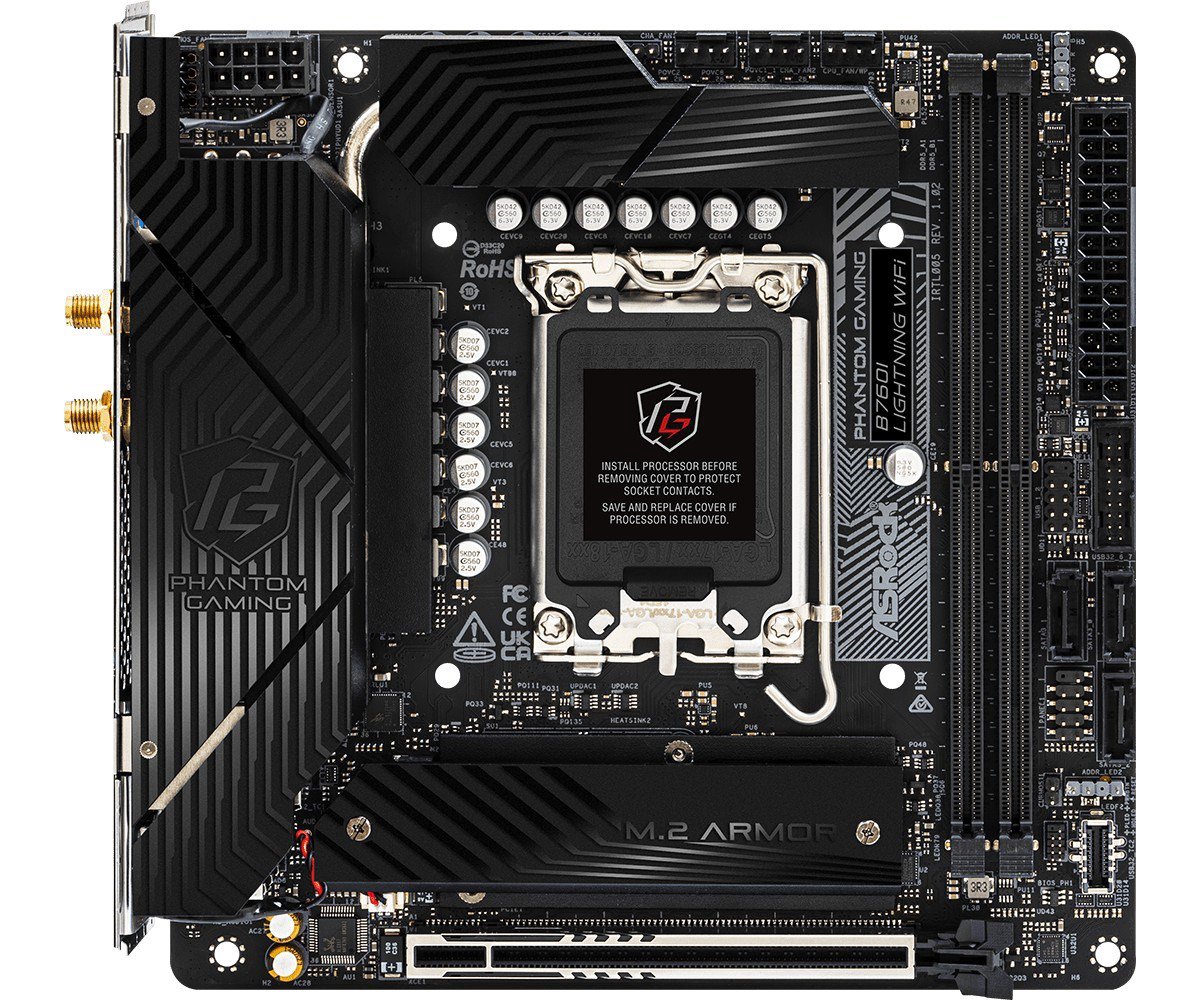 Pagrindinė plokštė ASROCK B760I LIGHTNING WIFI