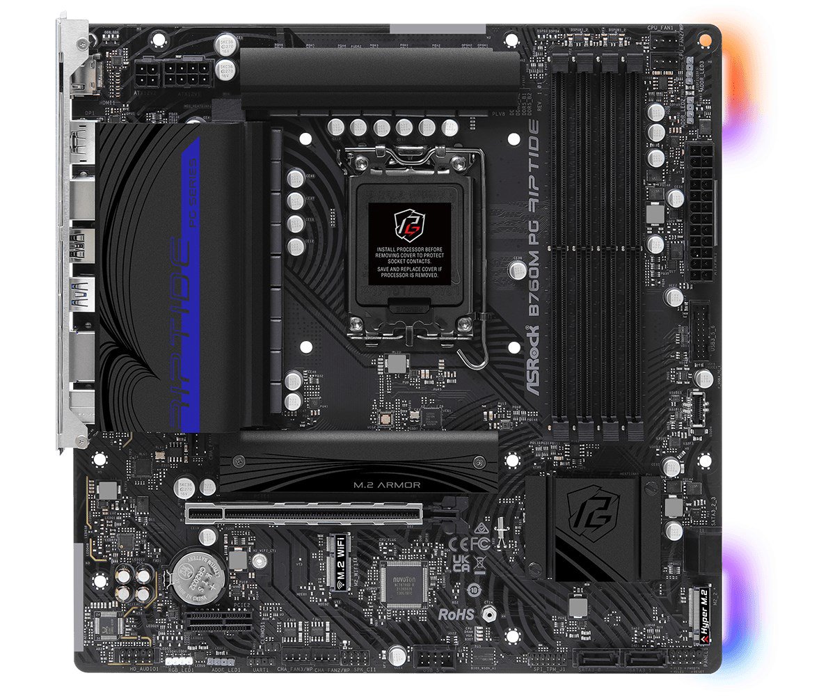 Pagrindinė plokštė ASROCK B760M PG RIPTIDE