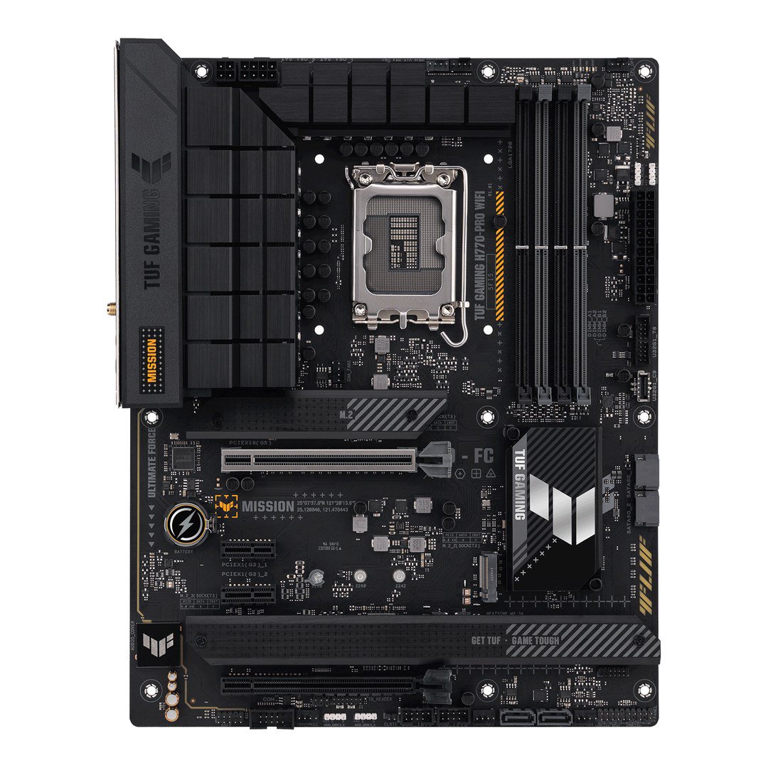 Pagrindinė plokštė Asus TUF GAMING H770-PRO WIFI Processor family Intel Processor socket  LGA1700 DD