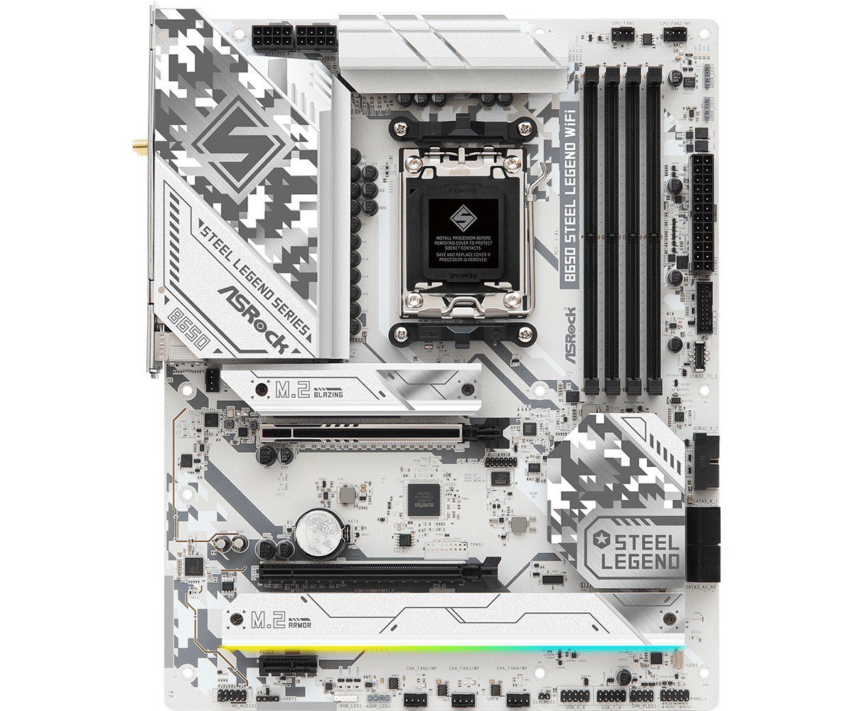 Pagrindinė plokštė ASROCK B650 STEEL LEGEND WIFI