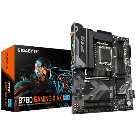 Pagrindinė plokštė GIGABYTE B760 GAMING X AX