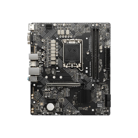 Pagrindinė plokštė MSI  PRO H610M-G  Processor family Intel  Processor socket LGA1700  DDR5  Su