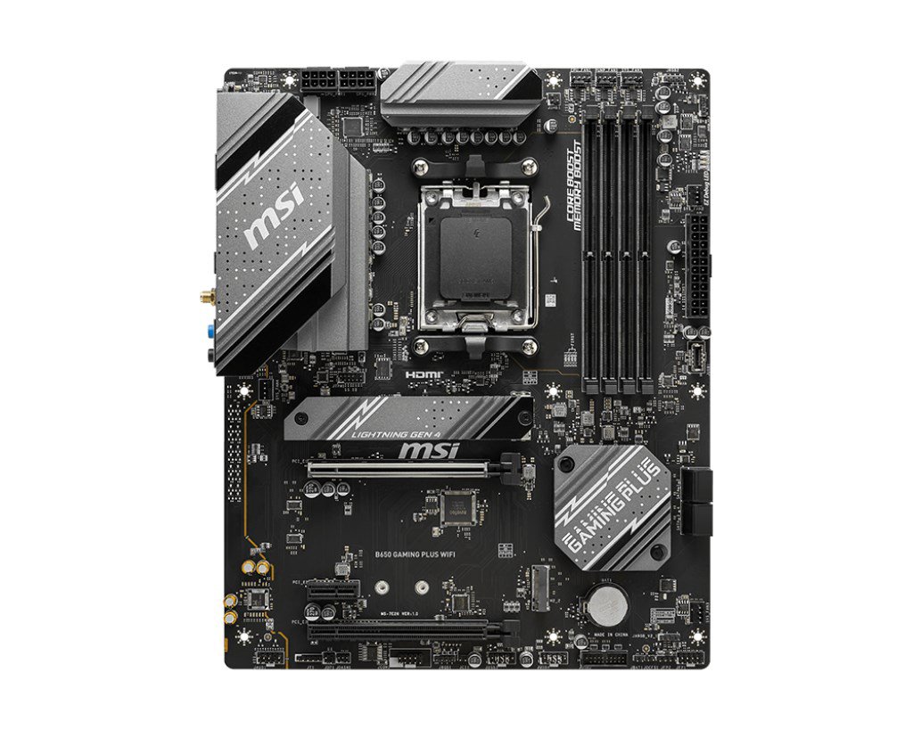 Pagrindinė plokštė MSI  B650 GAMING PLUS WIFI  Processor family AMD  Processor socket AM5  DDR5