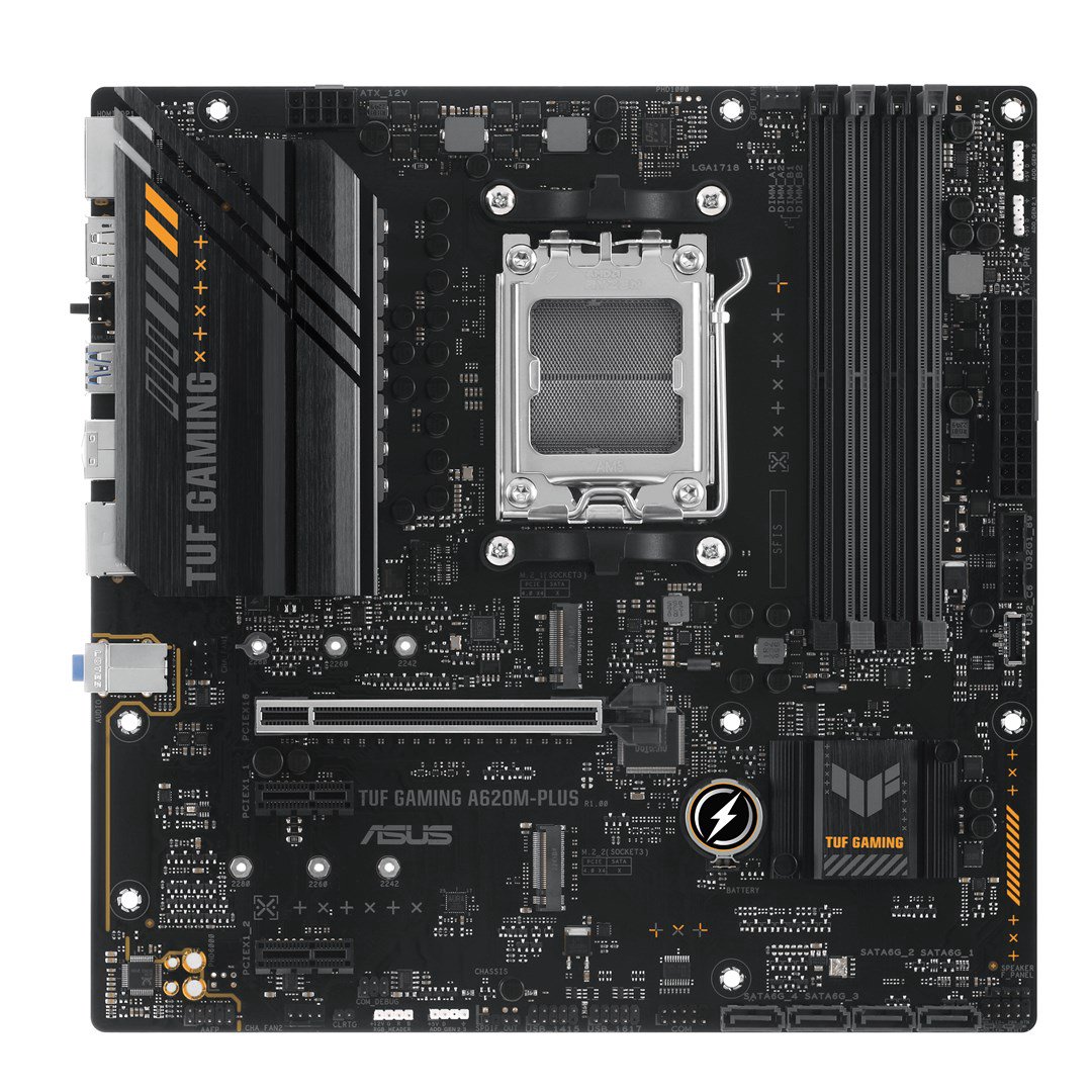 Pagrindinė plokštė Asus  TUF GAMING A620M-PLUS  Processor family AMD  Processor socket AM5  DDR5