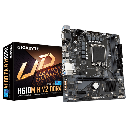 Pagrindinė plokštė Gigabyte  H610M H V2 G1.0  Processor family Intel  Processor socket LGA1700