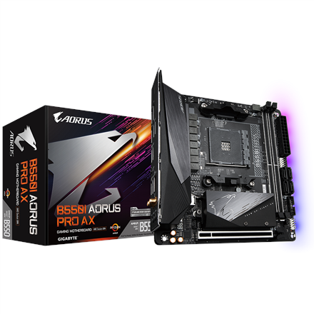 Pagrindinė plokštė GIGABYTE B550I AORUS PRO AX