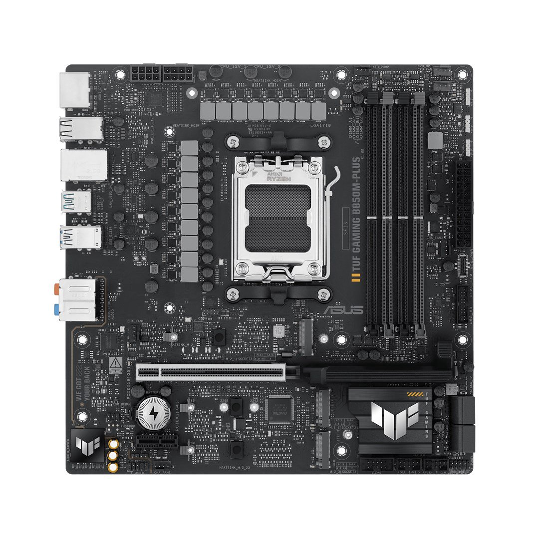 ASUS TUF GAMING B850M-PLUS AMD B850 AM5 lizdas „micro ATX“