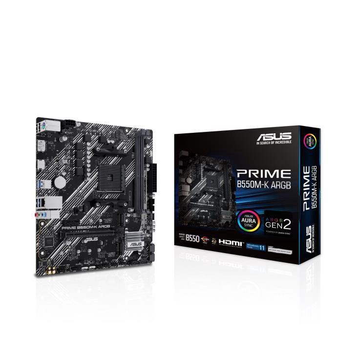 Pagrindinė plokštė ASUS PRIMEB550M-KARGB