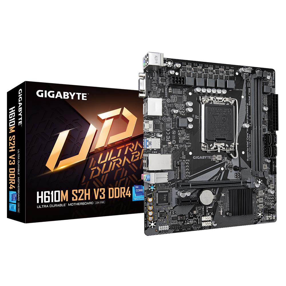 Pagrindinė plokštė Gigabyte  H610M S2H V3 DDR4 G1.0  Processor family Intel  Processor socket LGA