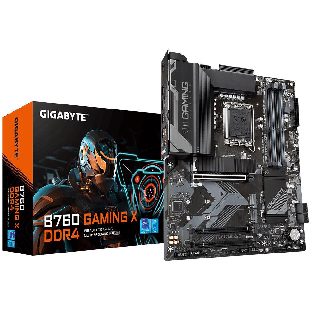 Pagrindinė plokštė Gigabyte  B760 GAMING X DDR4 1.0 M/B  Processor family Intel  Processor socket