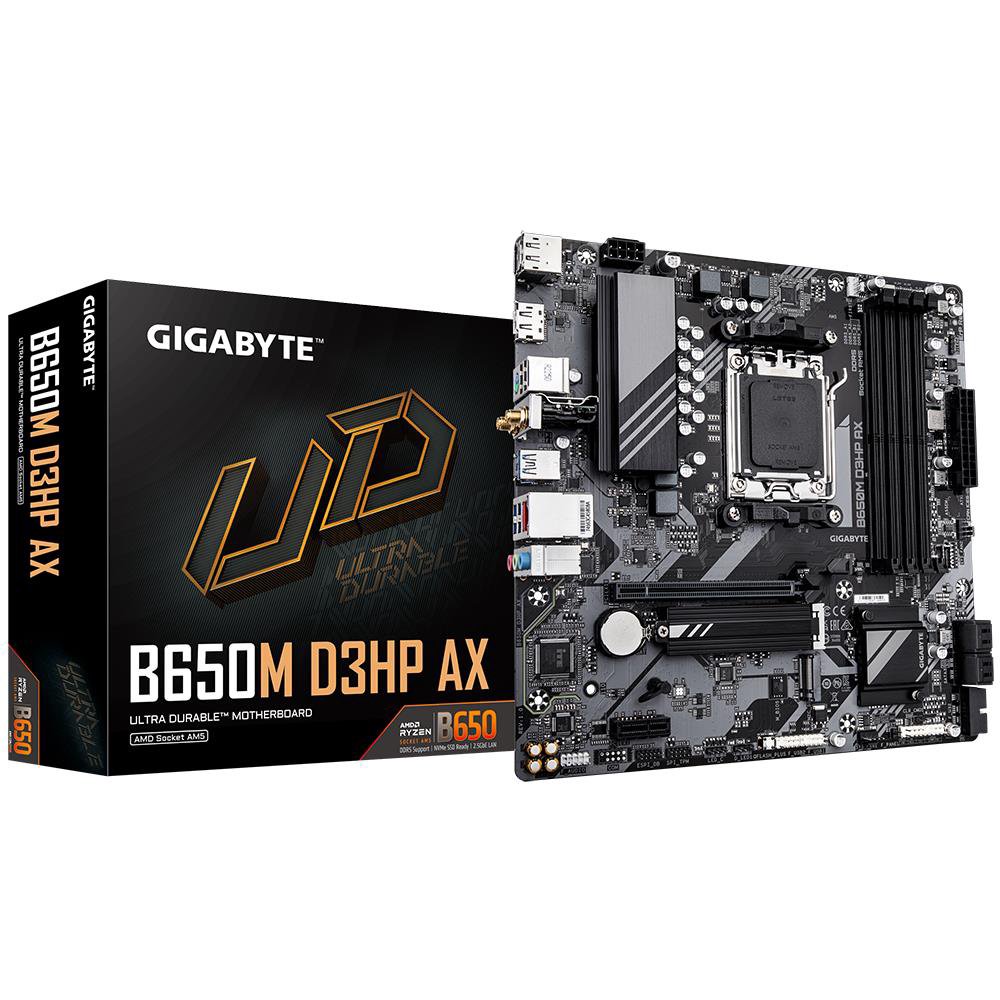 Pagrindinė plokštė GIGABYTE B650M D3HP AX 1.0 M/B  Gigabyte