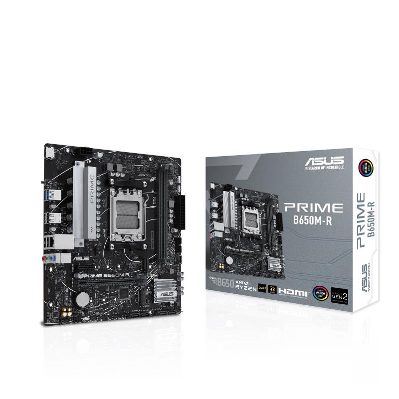 Pagrindinė plokštė ASUS PRIME B650M-R  Asus  Processor family AMD B650  Processor socket 1 x Sock
