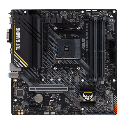 Pagrindinė plokštė Asus  TUF GAMING A520M-PLUS II  Processor family AMD  Processor socket AM4  D