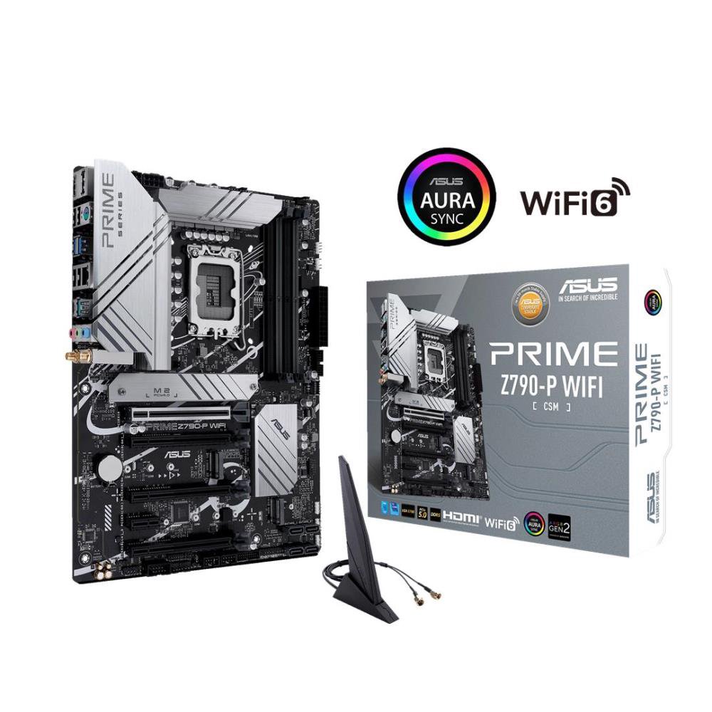 Pagrindinė plokštė Asus PRIME Z790-P WIFI Processor family Intel Processor socket  LGA1700 DDR5 DIMM