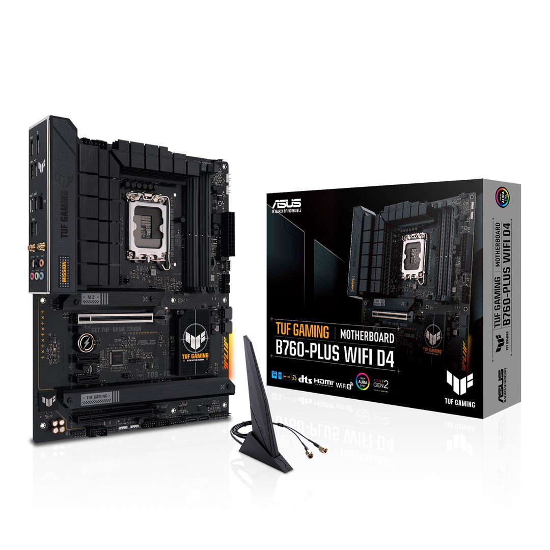 Pagrindinė plokštė Asus TUF GAMING B760-PLUS WIFI Processor family Intel Processor socket LGA1700 DD