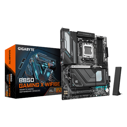 Pagrindinė plokštė Gigabyte B850 GAMING X WIFI6E  Processor family AMD  Processor socket AM5  DDR