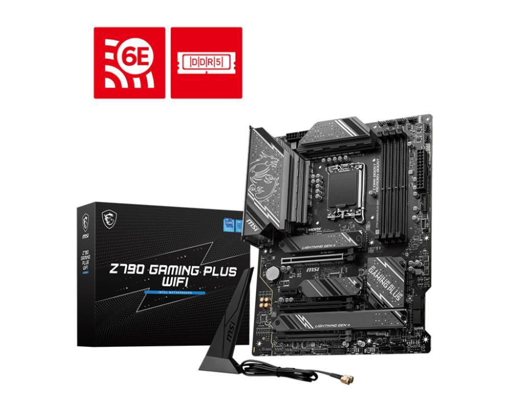 Pagrindinė plokštė MSI  Z790 GAMING PLUS WIFI  Processor family Intel  Processor socket LGA1700