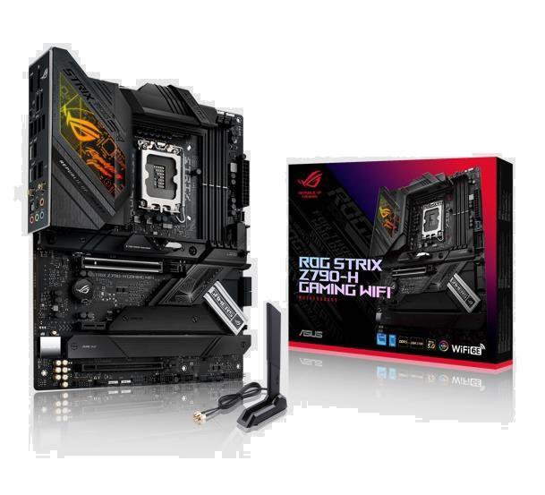 Pagrindinė plokštė Asus  ROG STRIX Z790-H GAMING WIFI  Processor family Intel  Processor socket