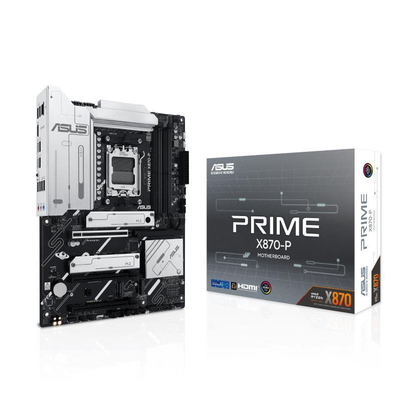 MainboardASUSAMD X870SAM5ATXMemory DDR5Memory slots 43xPCI-Express 4.0 16x1xPCI-Express 5