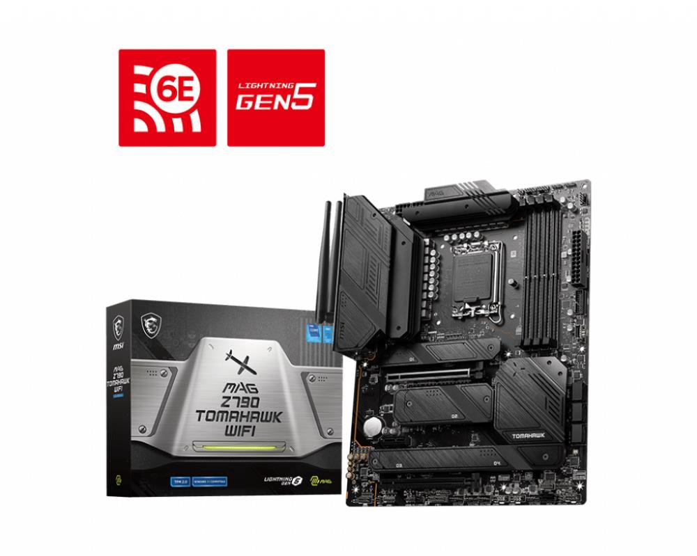 Pagrindinė plokštė MSI  MAG Z790 TOMAHAWK WIFI  Processor family Intel  Processor socket LGA1700