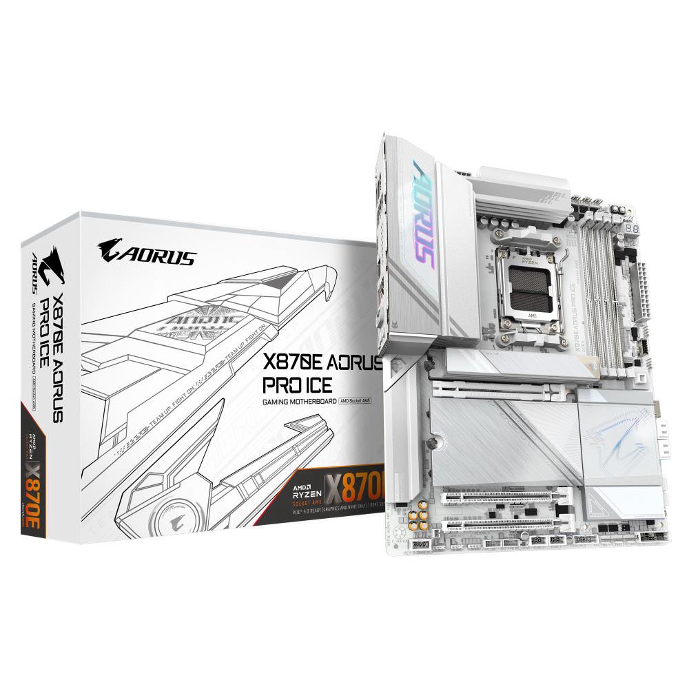 MainboardGIGABYTEAMD X870ESAM5ATXMemory DDR5Memory slots 41xPCI-Express 3.0 4x1xPCI