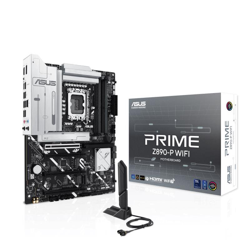 Pagrindinė plokštė Asus PRIME Z890-P WIFI  Processor family Intel  Processor socket LGA1851  DDR5