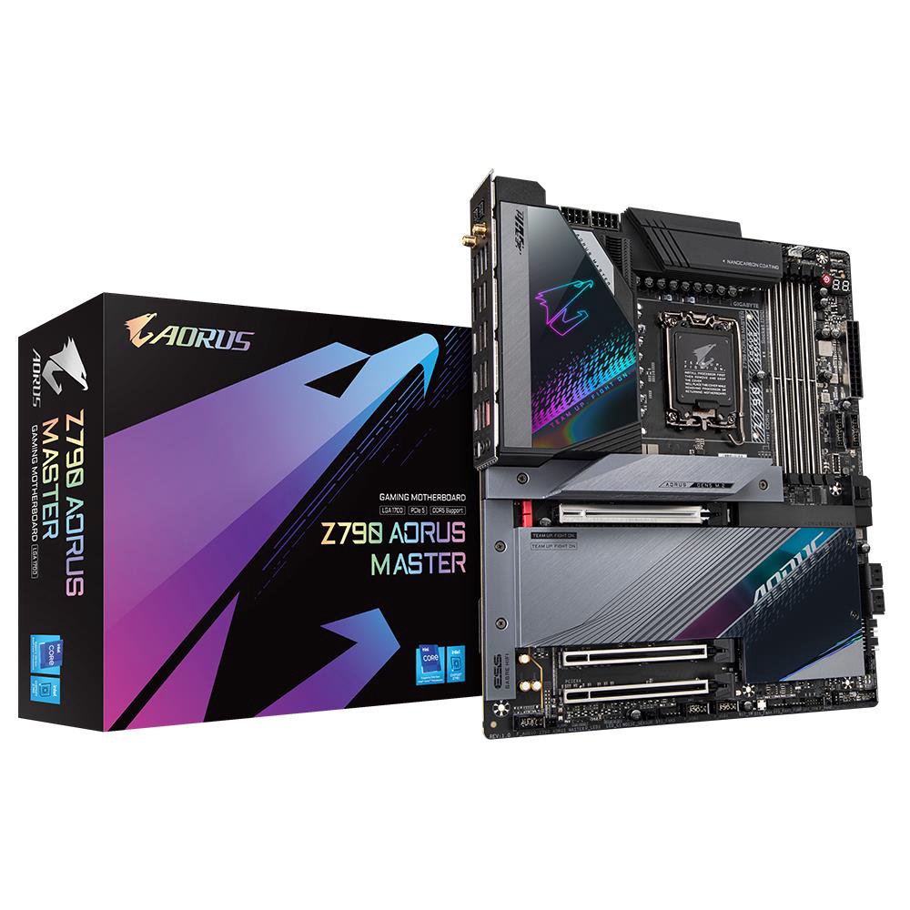 Pagrindinė plokštė Gigabyte Z790 AORUS MASTER 1.0 M/B Processor family Intel, Processor socket  LGA1