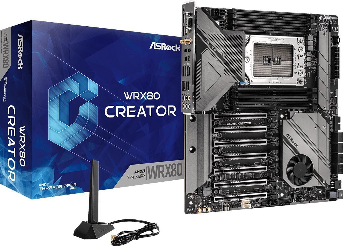 Pagrindinė plokštė ASROCK WRX80 CREATOR WRX8 R2.0