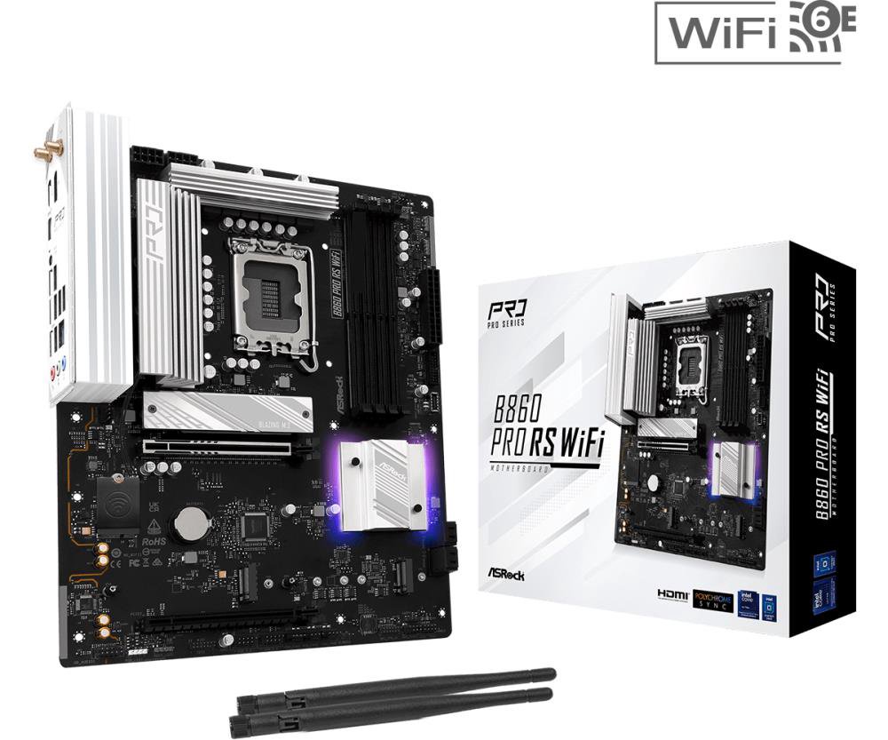 MainboardASROCKMemory DDR5Memory slots 41xPCI-Express 4.0 16x1xPCI-Express 5.0 16x1xM