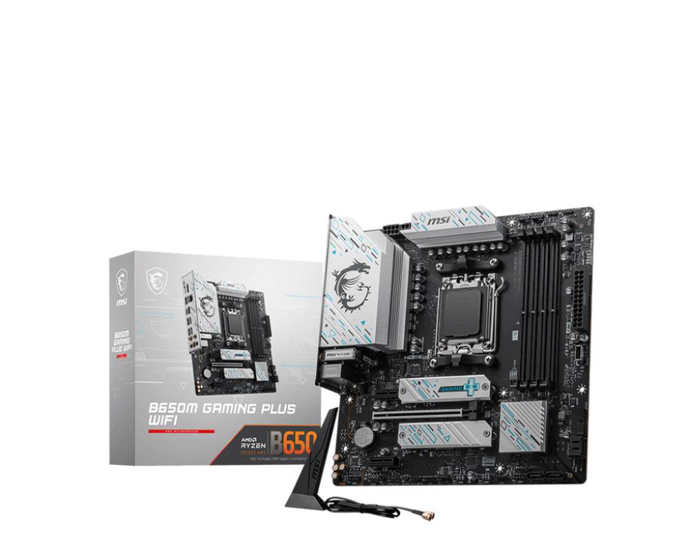 Pagrindinė plokštė MSI  B650M GAMING PLUS WIFI  Processor family AMD  Processor socket B650  DDR